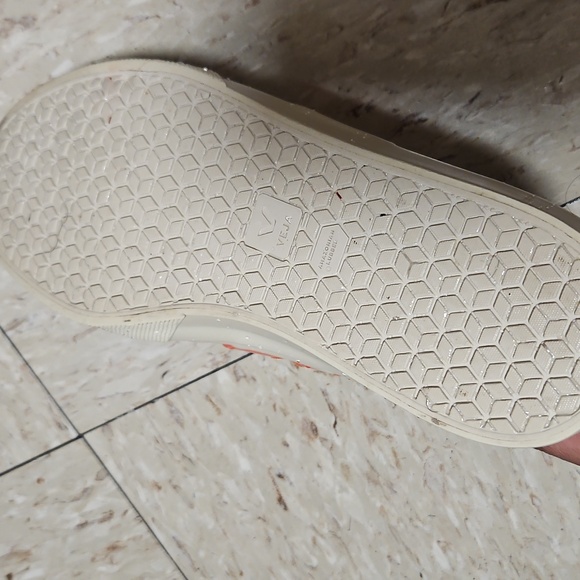 Veja White and Orange Sneakers - Picture 9 of 9